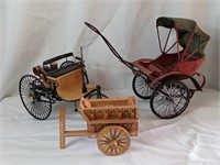 Rickshaw, Wagon, Die-Cast Motorwagen Decor