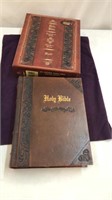 KJV Antique Family Bible Genuine Leather