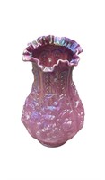 Vintage Fenton Iridescent Vase 12” Tall