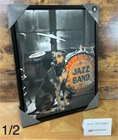 16" x 20" Jazz Dog Wall Art