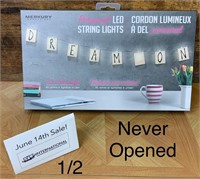 Personalized LED String Lights (see 2nd photo)