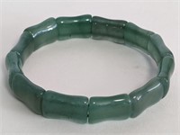 Chinese Natural Emerald Jade Bracelet