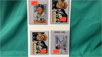 4 Mickey Mantle Reprint Cards