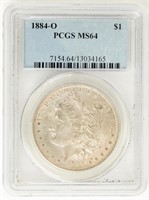 Coin 1884-O Morgan Silver Dollar PCGS MS64