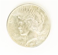 Coin 1934-D Peace Dollar-AU