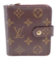 Louis Vuitton Monogram Small Zip Compact Wallet