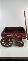 Hand Crafted Coca-Cola Crate Wagon