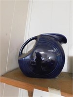 Dark cobalt Fiesta disc water pitcher