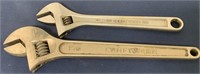 2 Craftsman adjustable wrenches