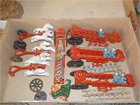 Repro Iron horse drawn fire wagons