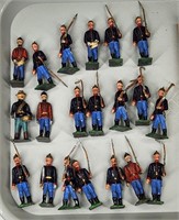 ASSORTED LOT OF ANTIQUE LEAD SOLDIERS