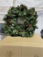 Brand new 30 inch Hobby Lobby Christmas wreath