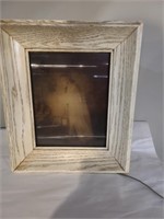 Vintage Lighted Religious Lithophane Framed