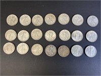 1939-1943 Walking Liberty Silver Half Dollars
