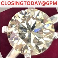 $4200 14K  2.3G Lab Diamond 1.65Ct Ring