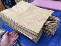 (47) Folding paper bags w/ handles