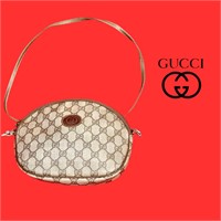 Original Gucci Vintage Webb Oval Crossbody handbag