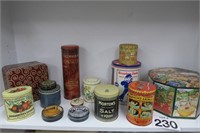 Lot of Collector Tins