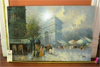 OIL PAINTING SIGNED ROVAN
