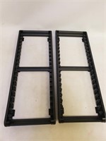 Vtg Tabletop Media Racks (cd holders)