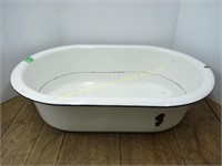 Enamel Baby Bath / Wash Tub