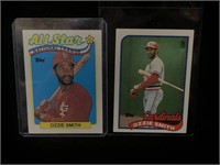 Ozzie Smith MLB Cards - 1989 Topps Ozzie Smith