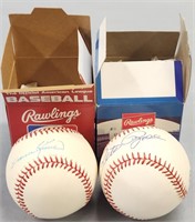 Pete Rose & Harmon Killebrew Signed Baseballs