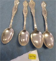 4 Sterling Spoons