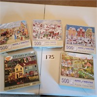 Puzzle Lot- Old World Scenes