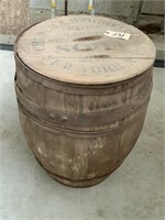 Old grain barrel from New York