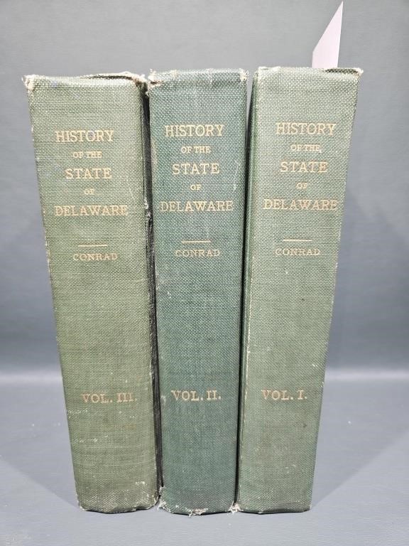 "HISTORY OF THE STATE OF DELAWARE" 3 VOLUMES