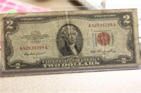 1953 Two Dollar Red Seal Note