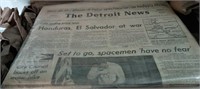 Box of Vintage Historical Newspapers