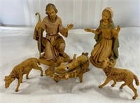 6 Pc. Depose Italian Nativity Set