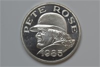 1 ozt Silver .999 Pete Rose Hits Record Round