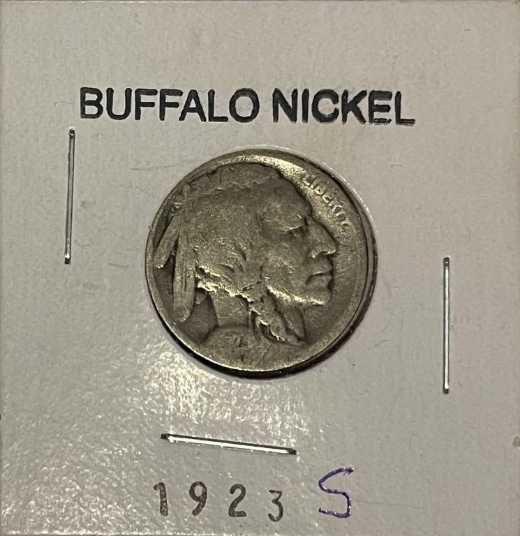 US 1923S Buffalo Nickel