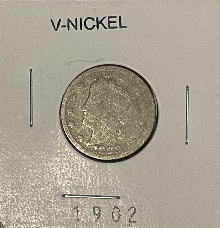US 1902 V Nickel