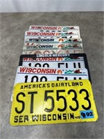 Wisconsin State License Plates