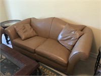 Stickley Fine Furnitue Leather Sofa Couch