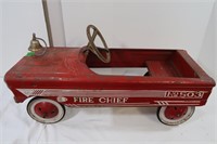 Vintage Fire Chief AMF No. 503 Metal Pedal Car