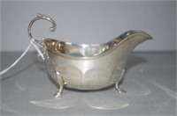 George V sterling  silver sauce jug