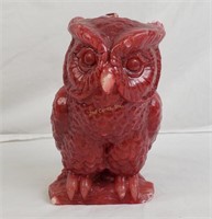 8" Tall Owl Candle (ear Damaged)
