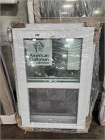 AMERICAN CRAFTSMAN WHITE VIYNL SINGLE HUNG WINDOW