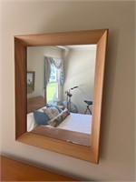 Wooden mirror