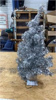2 ft. Fiber Optic Silver Christmas Tree