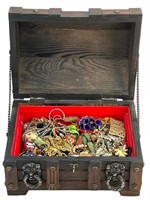 Treasure Chest filled w/ Unsearched Costume Jewely