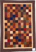 Cozy Cabin, bed quilt, 86" x 58"