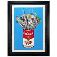 Mr. Brainwash, "Tomato Pop (Blue)" Framed Limited