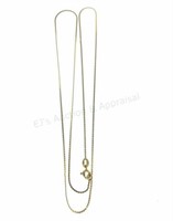 14k Yellow Gold Serpentine Chain Link Necklace