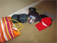 sleeping bag,hats & items